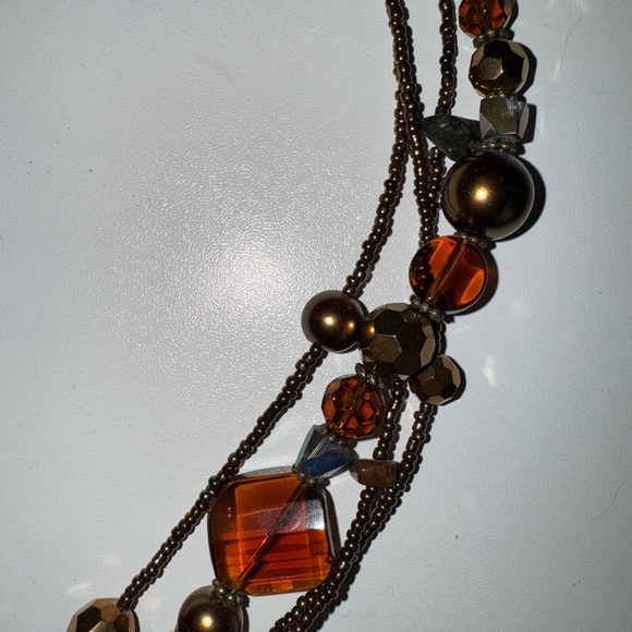 Beaded Bronze Necklace - Picture 5 of 6